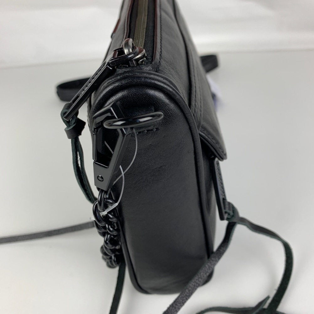 Rebecca Minkoff Mini Mac Black on Black Crossbody - Picture 6 of 7
